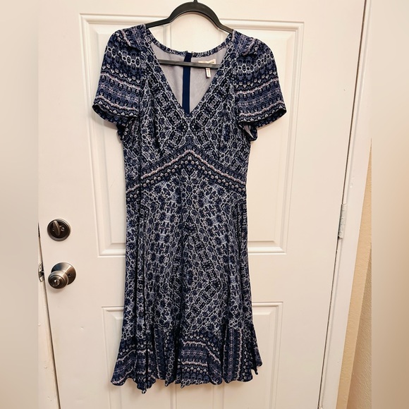 Rebecca Taylor Blue Midi Dress - Picture 3 of 9